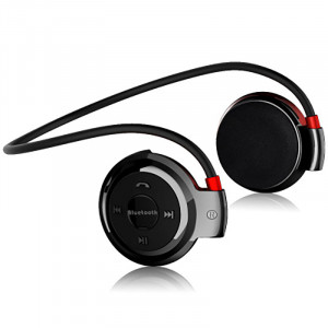 AWEI X670BL Casque Bluetooth à double casque Casque sans fil Super Bass Son  stéréo Écouteurs avec micro Noir