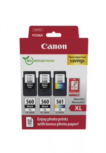 Canon PG-560 XL x2 / CL-561 XL Photo Value Pack 826863-20