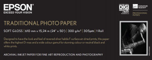 Epson Traditional papier photo 61 cm x 15 m, 330 g S 045055 290423-20