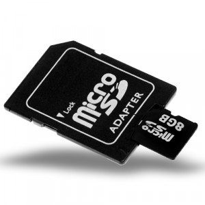 Carte mémoire 8 Go MicroSD / TF Carte avec adaptateur de Slot SD 8GOMSDTFCASSD01-20