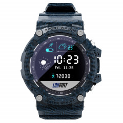 Lokmat Attack 2 1,28 pouce TFT Screen Bluetooth Sports Smart Watch, Soutenir la fréquence cardiaque et la surveillance de la pression artérielle (bleu)