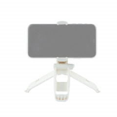 Support de trépied de poche Fotopro SY-101 avec pince de téléphone pour smartphones (blanc)