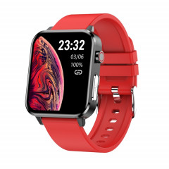 E86 1.7 pouces TFT Color Screen Smart Watch Smart Smart, Support Surveillance de l'oxygène sanguin / Surveillance de la température corporelle / Diagnostic médical Ai, Style: Sangle TPU (rouge)