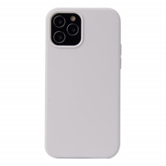 Couleur de protection contre la silicone liquide de couleur solide pour iPhone 13 mini (blanc)