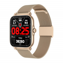 GT30 1,69 pouce TFT Screen Smart Watch, Steel BNAD IP67 Assistance imperméable Call Bluetooth / Modes sportifs multiples (or)
