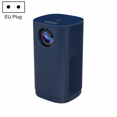 Mini projecteur LED portable T1 480 x 360 800 lumens, spécification : prise UE (bleue).