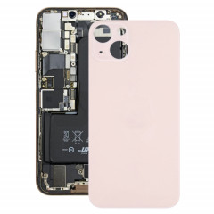 Couverture arrière de la batterie de verre pour iPhone 13 (rose)