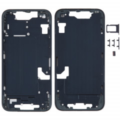 Pour iPhone 14 Cadre central avec touches latérales (Noir)
