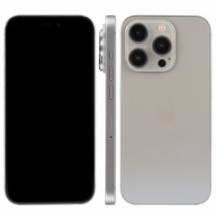 Pour iPhone 15 Pro, écran noir, faux modèle d'affichage factice non fonctionnel (gris)
