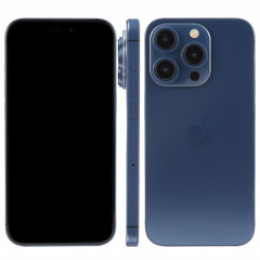 Pour iPhone 15 Pro, écran noir, faux modèle d'affichage factice non fonctionnel (bleu)