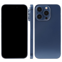 Pour iPhone 15 Pro Max, écran noir, faux modèle d'affichage factice non fonctionnel (bleu)