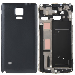 iPartsBuy Full Housing Cover (boîtier avant LCD cadre lunette + couvercle arrière de la batterie) pour Samsung Galaxy Note 4 / N910F (Noir)