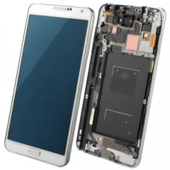 iPartsAcheter pour Samsung Galaxy Note III / N9006 Écran LCD Original + Écran Tactile Digitizer Assemblée avec Cadre (Blanc)