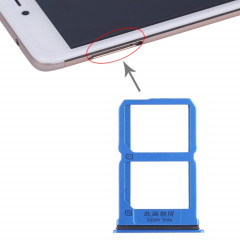 Pour Vivo X9 2 x plateau de carte SIM (bleu)