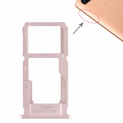 Pour OPPO R11s Plus plateau de carte SIM + plateau de carte SIM/plateau de carte Micro SD (or rose)
