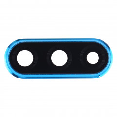 Lunette arrière pour appareil photo avec cache-objectif de 24MP pour Huawei Nova 4e (Bleu)