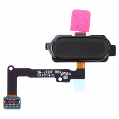 Câble flexible pour capteur d'empreintes digitales Galaxy J7 Duo SM-J720F (noir)