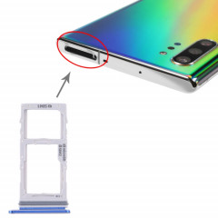 Pour Samsung Galaxy Note10 + plateau de carte SIM + plateau de carte SIM/plateau de carte Micro SD (bleu)