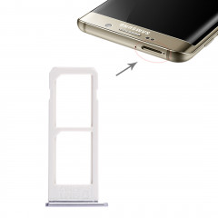 2 Plateau de carte SIM pour Galaxy S6 Edge plus / S6 Edge + (Gris)