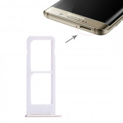2 Plateau de carte SIM pour Galaxy S6 Edge plus / S6 Edge + (Gold)