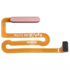 Pour Samsung Galaxy M13 SM-M135F Câble flexible du capteur d'empreintes digitales d'origine (Orange)