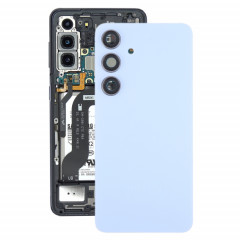 Pour Samsung Galaxy S24 SM-S921B Couvercle arrière de batterie OEM avec couvercle d'objectif d'appareil photo (bleu)