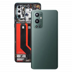Pour le couvercle arrière de la batterie OnePlus 9 Pro avec objectif d'appareil photo (vert)