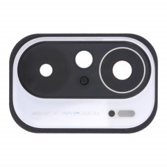 Couvercle de la lentille de la caméra pour Xiaomi Poco F3 (48MP) M2012K11AG (blanc)