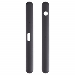 1 paire de barres latérales supérieure et inférieure pour Sony Xperia XZ1 (noir)