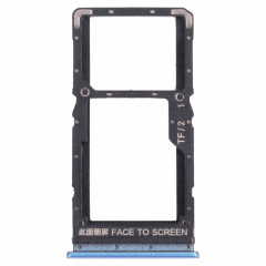 Plateau de carte SIM + plateau de carte SIM / plateau de carte micro SD pour Xiaomi Redmi Note 11 5G (Bleu)