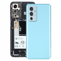 Pour OnePlus 9RT 5G MT2110 MT2111 Couvercle arrière de batterie en verre d'origine avec objectif d'appareil photo (Bleu)