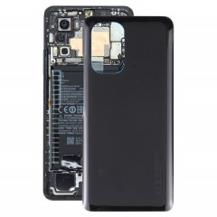 Couvercle arrière de la batterie en verre pour Xiaomi Poco F3 (noir)