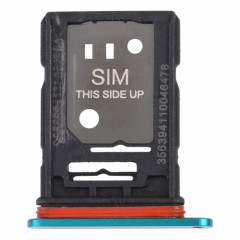 Pour TCL 10 Pro Plateau de carte SIM d'origine + plateau de carte SIM / Micro SD (vert)