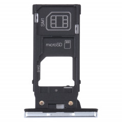 Pour Sony Xperia XZ2 Premium Plateau de carte SIM d'origine + Plateau de carte SIM / Micro SD (Argent)