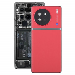 Pour vivo X90 couvercle arrière de batterie d'origine avec couvercle d'objectif d'appareil photo (rouge)