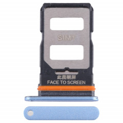 Pour Xiaomi Redmi Note 12 Pro 5G Plateau de carte SIM + Plateau de carte SIM (Bleu)