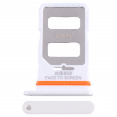 Pour Xiaomi Redmi Note 12 Pro 5G Plateau de carte SIM + Plateau de carte SIM (Blanc)