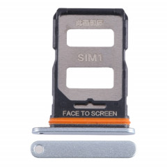 Pour Xiaomi Poco F5 Plateau de carte SIM + Plateau de carte SIM (Argent)