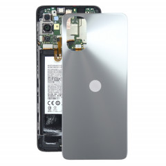 Pour Motorola Moto E32 Couvercle arrière de la batterie d'origine (argent)
