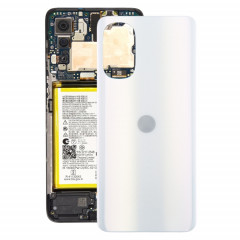 Pour Motorola Moto G82 Couvercle arrière de la batterie d'origine (Blanc)