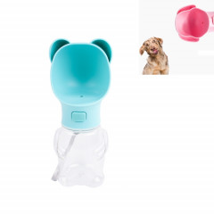 Distributeur d'eau portable extérieur pour chat et chien Fontaine à boire portable, style: petit chien (bleu)