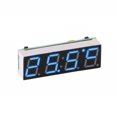 Module d'horloge numérique de haute précision RX8025T LED Tube numérique Horloge électronique (bleu)