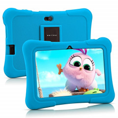 Pritom K7 Kids Education Tablet PC, 7,0 pouces, 1 Go + 16 Go, Android 10 Allwinner A50 Quad Core CPU, support 2.4G WiFi / Bluetooth / Dual Camera, version globale avec Google Play (bleu clair)