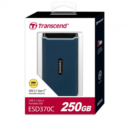Transcend SSD ESD370C 250GB USB-C USB 3.1 Gen 2 616338-06