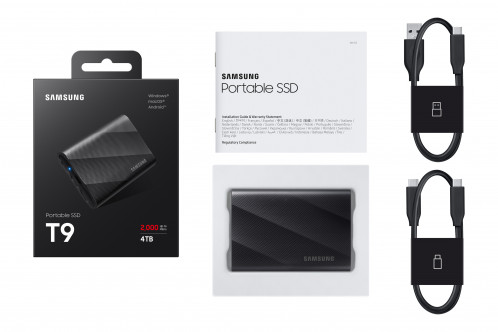 Samsung portable SSD T9 4TB USB 3.2 Gen 2x2 843334-013