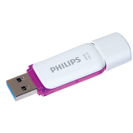 Philips USB 3.0 64GB Snow Edition pourpre 513172-01