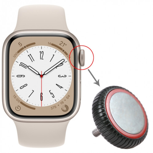 Remplacement de l'écrou de la couronne de montre pour Apple Watch Series 8 (LTE) (vert) SH528G18-05