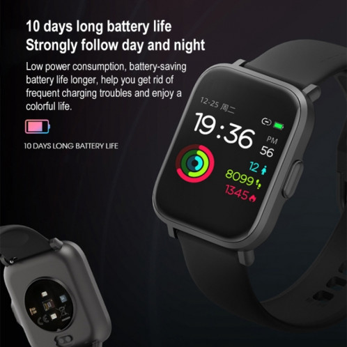 CS201 Sports de mode IP68 Smart Bluetooth Smart Watch, Soutenir la surveillance de la fréquence cardiaque et la surveillance de l'oxygène sanguin et la surveillance du sommeil et la surveillance des exercices (bleu) SH740L207-07