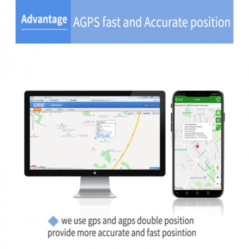 TK300 3G GPS / GPRS / GSM traqueur GPS de suivi de véhicule de camion de voiture en temps réel avec batterie et relais SH27141007-015