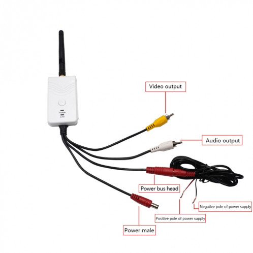 Caméra de recul de voiture émetteur de signal vidéo sans fil WiFi SH92921082-09